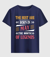 The Best are Born in May Half Sleeve T-Shirt